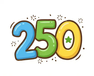 Two hundred fifty