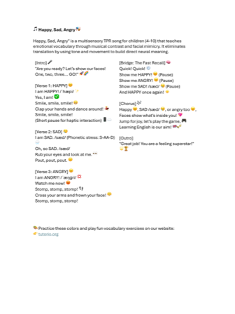Preview of happy-sad-angry-lyrics PDF