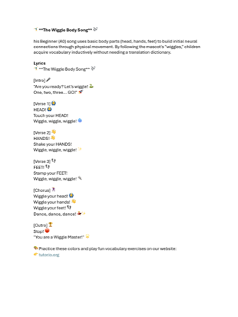 Preview of the-wiggle-body-song-lyrics PDF
